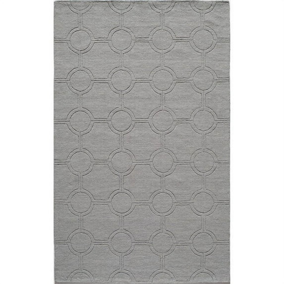 Rugs America Spectra 5' x 8' Hand Made Rug in Light Blue