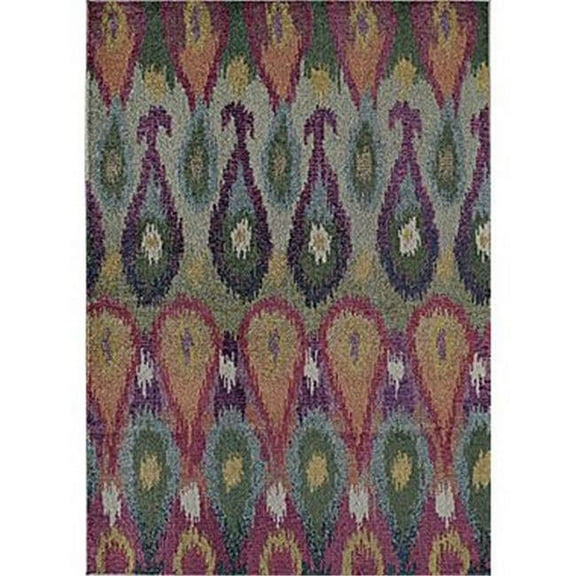 Rugs America Valerie Contemporary Ikat Area Rug - 7'10" x 9'10"