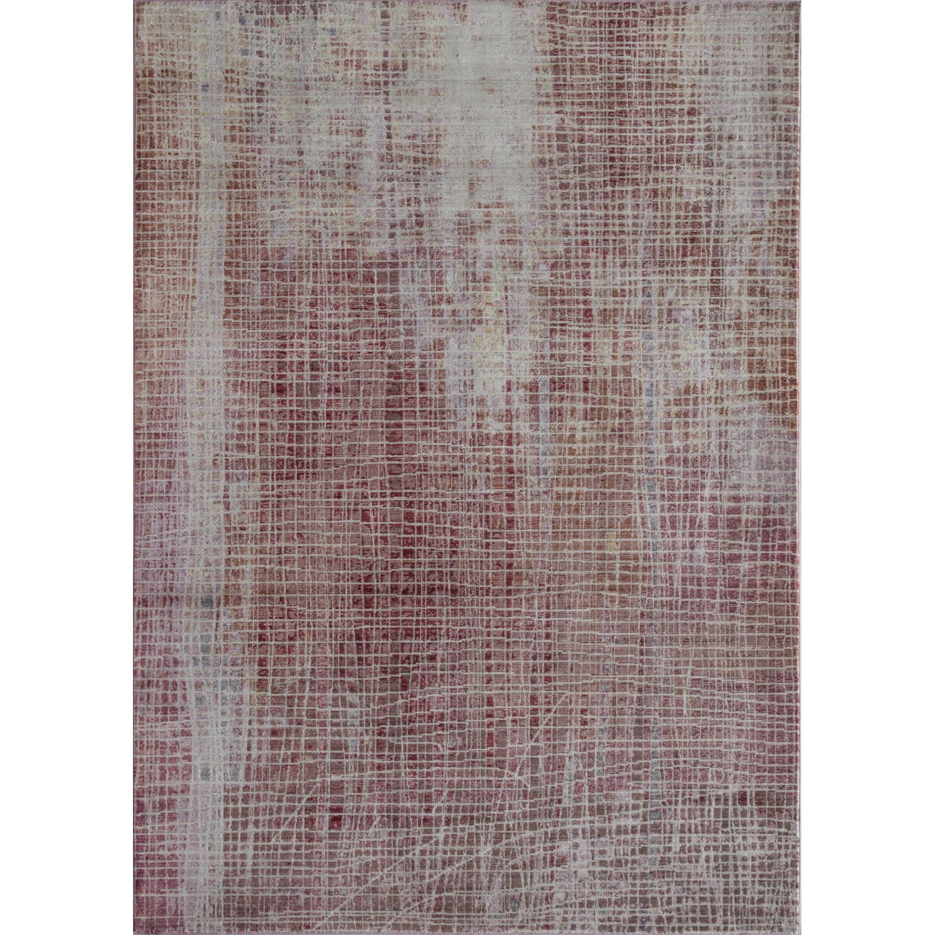 Rugs America Woven Accents Westford Collection Cardinal Red Rug - 5' x 8'
