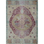 Rugs America Woven Accents Westford Collection Ruby Red Rug - 5 x 8