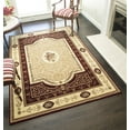 thumbnail image 1 of Rugs AmericaVista 1365-CHR F. Aubusson Cherry European Traditional Red Area Rug, 9'10"x13'2", 1 of 3