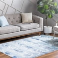 thumbnail image 1 of Rugs.Com Budapest Collection Area Rug ‚Äì 4' x 6' Blue Low-Pile Rug Perfect For Entryways, Kitchens, Breakfast Nooks, Accent Pieces, 1 of 6