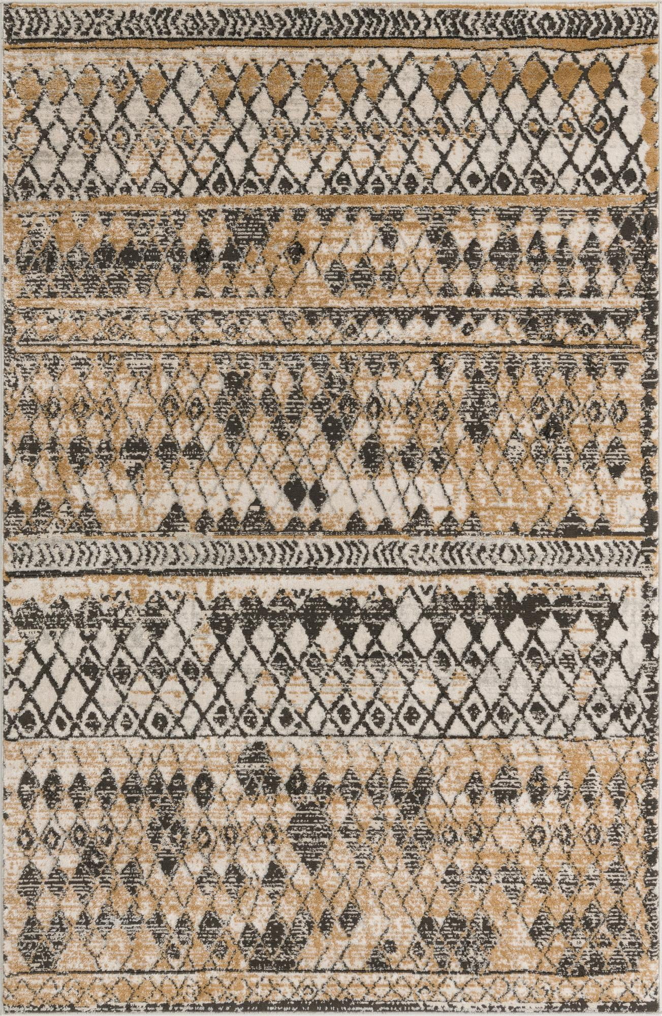 Leipzig Collection Area Rug ‚Äì 5' x 8' Beige LowPile Rug
