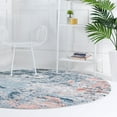 thumbnail image 1 of Rugs.Com Leipzig Collection Round Rug ‚Äì 7 Ft Round Multi Low-Pile Rug Perfect For Kitchens, Dining Rooms, 1 of 7