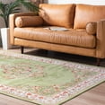 thumbnail image 1 of Rugs.Com Lucerne Collection Area Rug ‚Äì 4' x 6' Green Low-Pile Rug Perfect For Entryways, Kitchens, Breakfast Nooks, Accent Pieces, 1 of 4