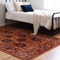 thumbnail image 1 of Rugs.Com Lucerne Collection Area Rug ‚Äì 4' x 6' Orange Low-Pile Rug Perfect For Entryways, Kitchens, Breakfast Nooks, Accent Pieces, 1 of 9