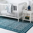 thumbnail image 1 of Rugs.Com Lucerne Collection Area Rug ‚Äì 5' x 8' Blue Low-Pile Rug Perfect For Bedrooms, Dining Rooms, Living Rooms, 1 of 10