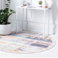 thumbnail image 1 of Rugs.Com Malibu Collection Round Rug ‚Äì 3 Ft Round Multi Low-Pile Rug Perfect For Kitchens, Dining Rooms, 1 of 4