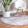 thumbnail image 1 of Rugs.Com Malibu Collection Round Rug ‚Äì 5 Ft Round Multi Low-Pile Rug Perfect For Kitchens, Dining Rooms, 1 of 4