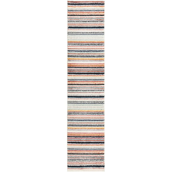 Rugs.Com Tagine Collection Rug – 12 Ft Runner Ivory Medium-Pile Rug Perfect For Living Rooms, Kitchens, Entryways