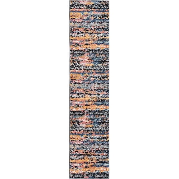 Rugs.Com Tagine Collection Rug – 12 Ft Runner Multi Medium-Pile Rug Perfect For Living Rooms, Kitchens, Entryways