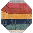 thumbnail image 1 of Rugs.Com Tagine Collection Rug – 5 Ft Octagon Multi Medium-Pile Rug Perfect For Living Rooms, Kitchens, Entryways, 1 of 1