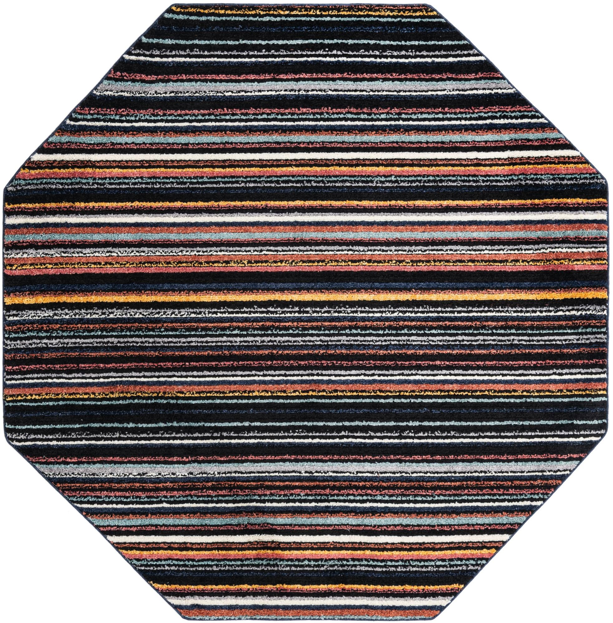 Rugs.Com Tagine Collection Rug – 8 Ft Octagon Multi Medium-Pile Rug ...