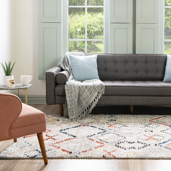 Unique Loom Tucson Collection Area Rug - Pima (10' x 14' Rectangle Multi/Black)