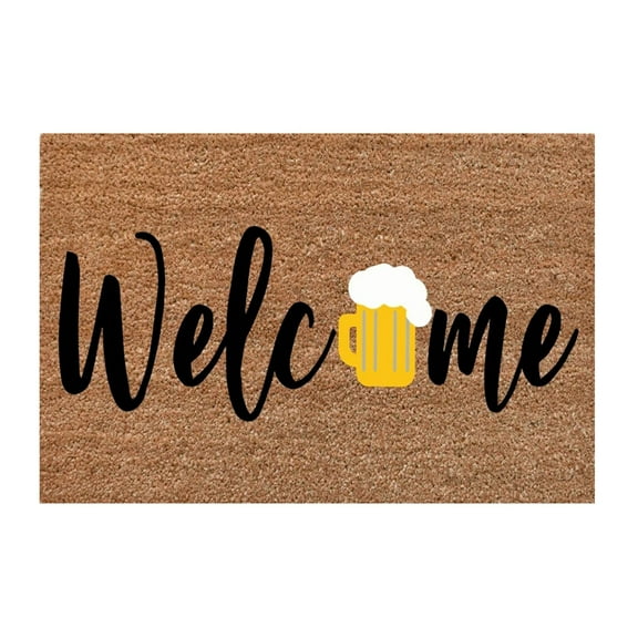 Rugs For Living Room Beer Welcome Sign Funny Cute Doormat Door Mat Welcome Friends Doormat Funny Doormat New Home Door Mat