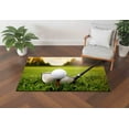 thumbnail image 1 of Rugs, Gift For The Home Rug, Anti-Slip Carpet Rugs, Pattern Rug, Green Rug, Golf Rug, Gym Rug, Wall Hanging Rug, Large Rug, Gift For Golfer, 1.7'x2.3' - 50x70 cm, 1 of 8
