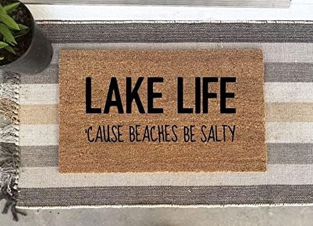 Rugs for Girls Bedroom Lake Life 'Cause Beaches Be Salty Summer