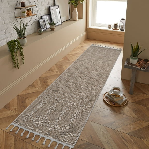 Rugs LOOM & LUXE Collection 2X8 Natural /Traditional Indoor/Outdoor Area Rug,Area Rugs