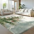 thumbnail image 1 of Rugs Living Room, Christmas Tree Snowflake Pattern Fluffy Area Rugs For Bedroom Rug, Machine Washable Rug Thick Low Pile Floor Carpet Bedside Rug For Kids Room,Non Shed And Anti Slip Rug, 1 of 7