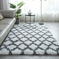 thumbnail image 1 of Rugs for Living Room, Ultra Soft Velvet Fluffy Area Rugs for Bedroom Home Decor, Modern Moroccan Indoor Plush Shaggy Rugs Comfy Carpet - 60*120CM, 1 of 8