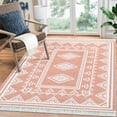 thumbnail image 1 of Rugs for Living Room,Washable Bedroom Rug Tassel Throw Rug Non-Slip Bohemian Farmhouse Large Floor Covers Moroccan Rug Boho Bordered Rug Stain Resistant Farmhouse Carpet for Living Room Dining Room, 1 of 7