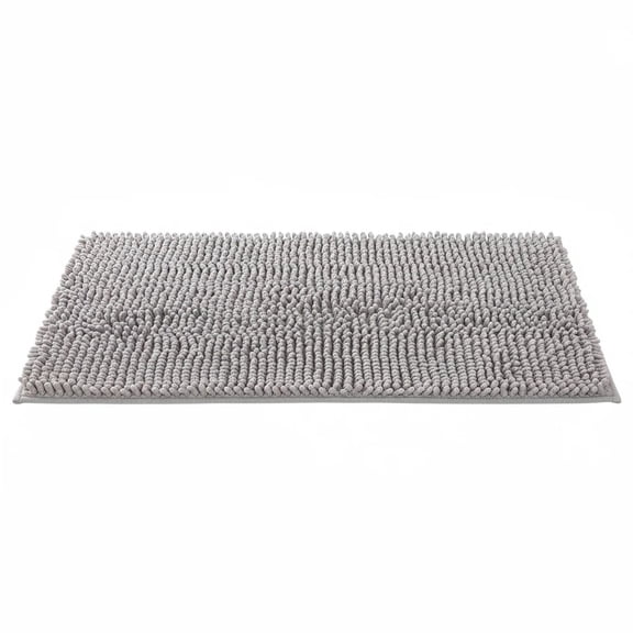 Rugs Mat 50x80, Extra Soft Absorbent Microfiber Bath Rugs, Rubber Backing, Quick Dry, Machine Washable Bath Mats for Bathroom Floor, Tub and Shower, Home Decor Accessories, Grey