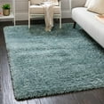 thumbnail image 1 of Unique Loom Infinity Shag Collection Area Rug - Jinko (2' x 3' Rectangle Slate Blue), 1 of 6
