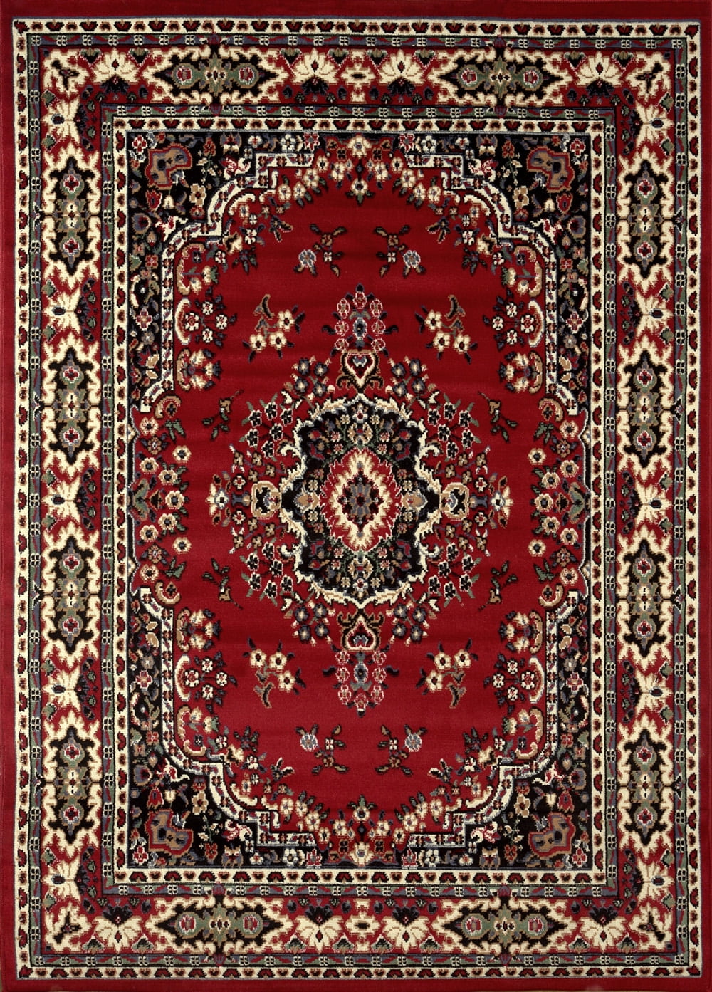 Red outlet oriental rug