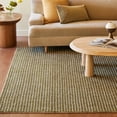 thumbnail image 1 of Rugs USA Melrose Checked Wool Area Rug, 7' 6" x 9' 6", Melrose Moss, 1 of 8