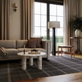 thumbnail image 1 of Rugs USA x Nate Berkus Downing Plaid Wool Cozy Area Rug, 5' x 8', Downing Black, 1 of 7