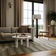 thumbnail image 1 of Rugs USA x Nate Berkus Mateo Striped Wool Cozy Area Rug, 6' x 9', Mateo Olive, 1 of 7
