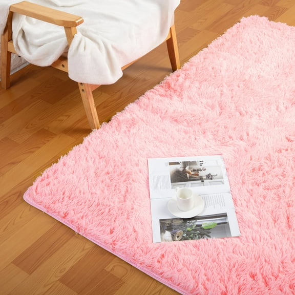 Rugs,Ultra Soft Indoor Modern Area Rugs Fluffy Living Room Carpets Suitable for Children Bedroom Home Decor Rugs 4 Size for Choose