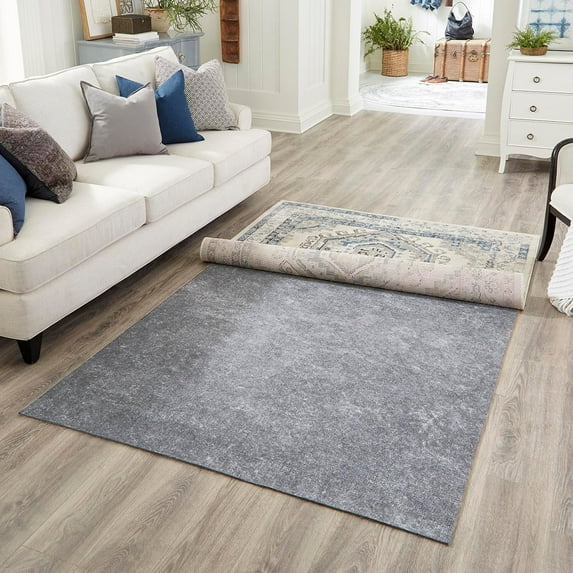 Rugs.com - 9' x 12' Everyday Performance Rug Pad 1/4" Thick Felt & Non-Slip Backing Perfect for Any Flooring Surface