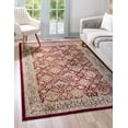 thumbnail image 1 of Rugs.com Aditi Collection Rug – 3' 3 x 5' 3 Red And Brown Low Rug Perfect For Living Rooms, Large Dining Rooms, Open Floorplans, 1 of 3