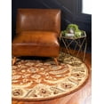 thumbnail image 1 of Rugs.com Aditi Collection Rug – 6' Round Brick Red Low Rug Perfect For Kitchens, Dining Rooms, 1 of 9