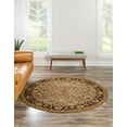 thumbnail image 1 of Rugs.com Aditi Collection Rug – 6' Round Tan Low Rug Perfect For Kitchens, Dining Rooms, 1 of 9
