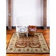 thumbnail image 1 of Rugs.com Aditi Collection Rug – 6' Square Brick Red Low Rug Perfect For Living Rooms, Kitchens, Entryways, 1 of 9