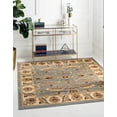 thumbnail image 1 of Rugs.com Aditi Collection Rug – 6' Square Light Blue Low Rug Perfect For Living Rooms, Kitchens, Entryways, 1 of 9