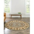 thumbnail image 1 of Rugs.com Aditi Collection Rug – 7' 10 Round Light Blue Low Rug Perfect For Kitchens, Dining Rooms, 1 of 9