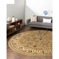 thumbnail image 1 of Rugs.com Aditi Collection Rug – 7' 10 Round Light Green Low Rug Perfect For Kitchens, Dining Rooms, 1 of 9