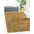 thumbnail image 1 of Rugs.com Aditi Collection Rug – 9' x 12' Dark Yellow Low Rug Perfect For Living Rooms, Large Dining Rooms, Open Floorplans, 1 of 9