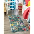 thumbnail image 1 of Rugs.com Amalfi Collection Rug – 10 Ft Runner Navy Blue Medium Rug Perfect For Hallways, Entryways, 1 of 9