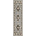 thumbnail image 1 of Rugs.com Amaya Collection Rug – 10 Ft Runner Gray Medium Rug Perfect For Hallways, Entryways, 1 of 9