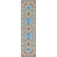 thumbnail image 1 of Rugs.com Amaya Collection Rug – 10 Ft Runner Light Blue Medium Rug Perfect For Hallways, Entryways, 1 of 7