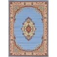 thumbnail image 1 of Rugs.com Amaya Collection Rug – 7' x 10' Light Blue Medium Rug Perfect For Bedrooms, Dining Rooms, Living Rooms, 1 of 6