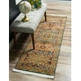 thumbnail image 1 of Rugs.com Amina Collection Rug – 10' Runner Blue Flatweave Rug Perfect For Hallways, Entryways, 1 of 6