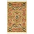 thumbnail image 1 of Rugs.com Amina Collection Rug – 2' x 3' Beige Flatweave Rug Perfect For Living Rooms, Large Dining Rooms, Open Floorplans, 1 of 8
