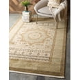 thumbnail image 1 of Rugs.com Amina Collection Rug – 5' x 8' Cream Flatweave Rug Perfect For Living Rooms, Large Dining Rooms, Open Floorplans, 1 of 8