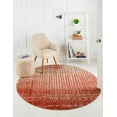 thumbnail image 1 of Rugs.com Angelica Collection Rug – 4 Ft Round Red Medium Rug Perfect For Kitchens, Dining Rooms, 1 of 9