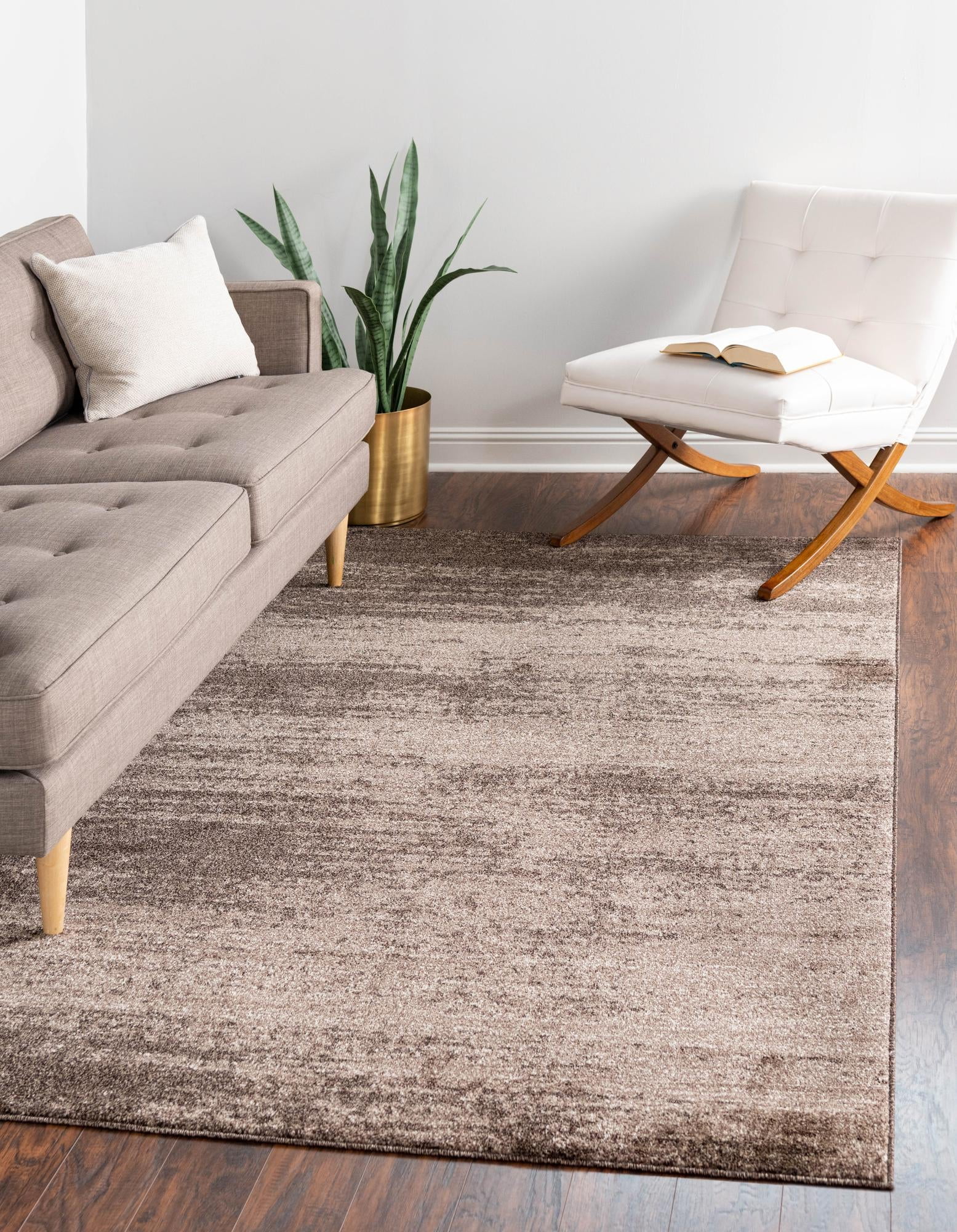 Rugs.com Angelica Collection 8' x 11' Brown Area Indoor Carpet for ...